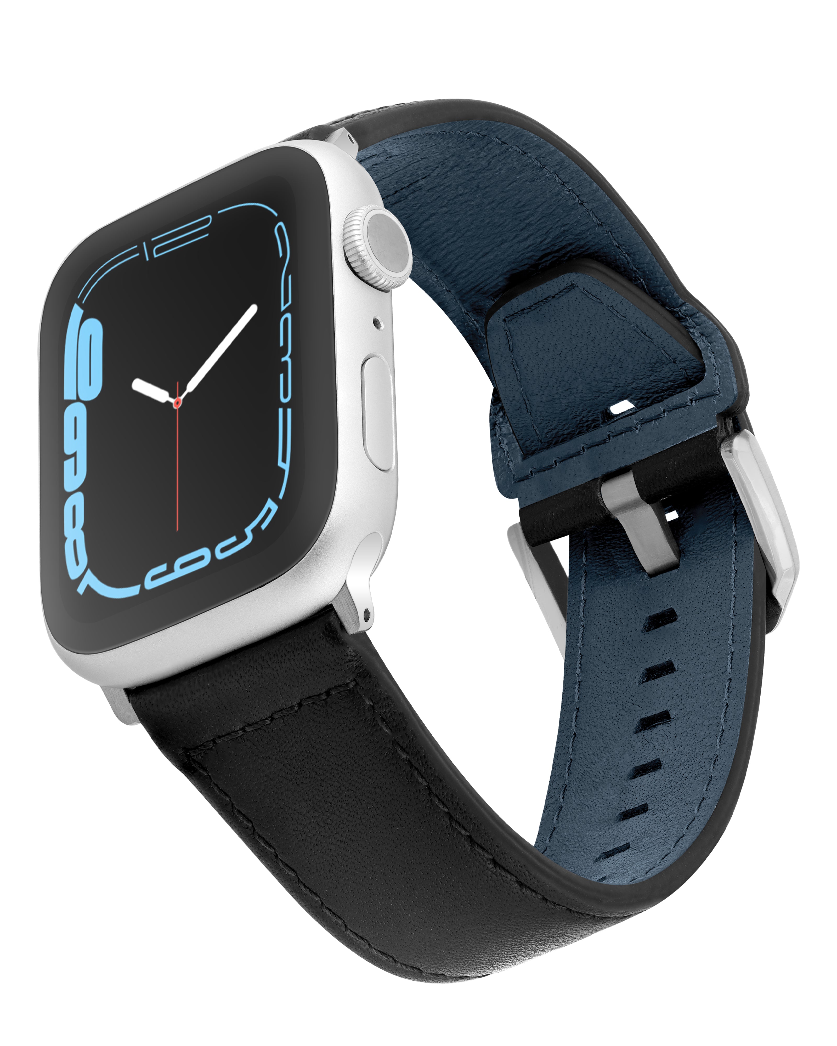 Stitched Leather Keeperless Strap for Apple Watch®