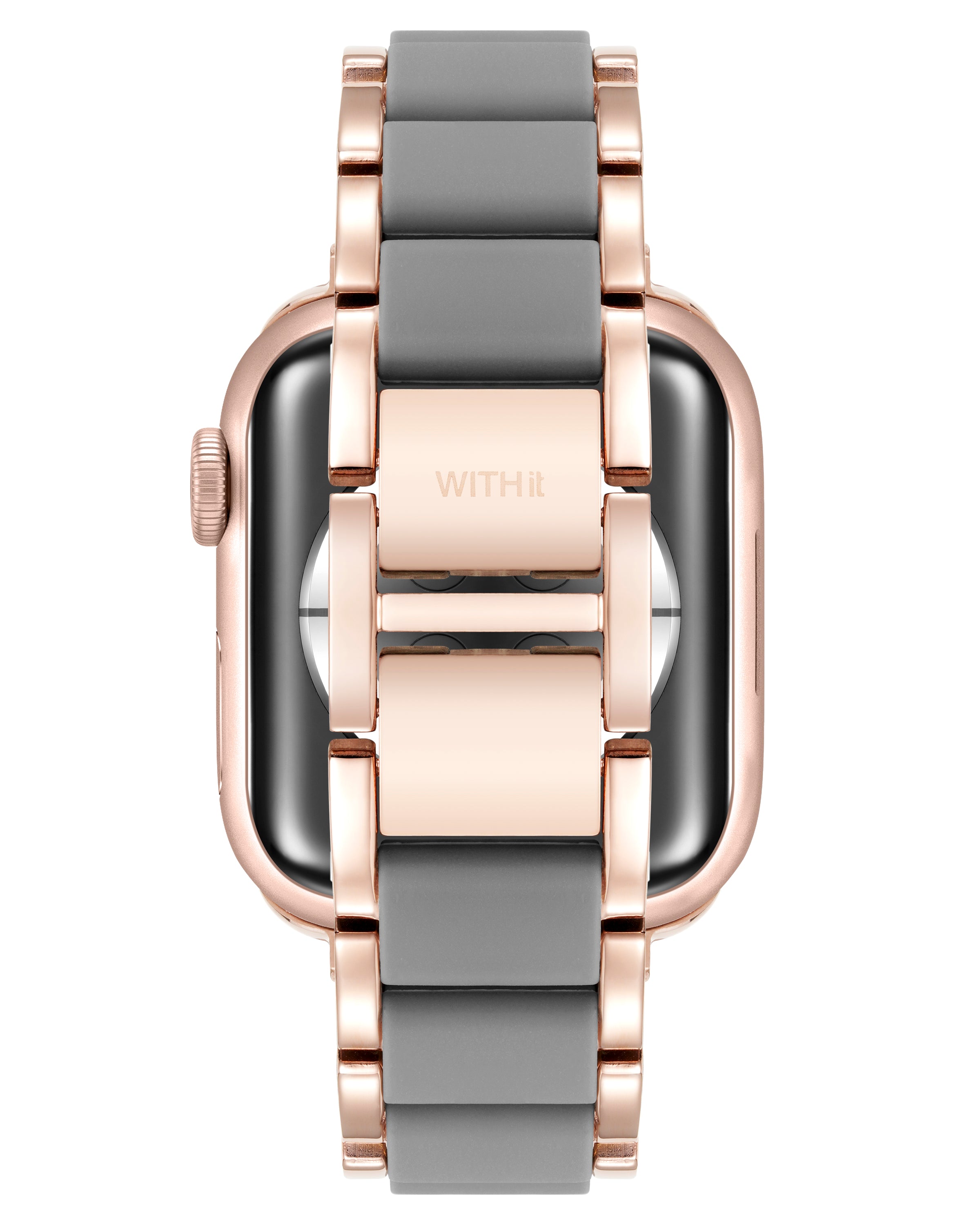 Stainless Steel with Silicone Band for Apple Watch®