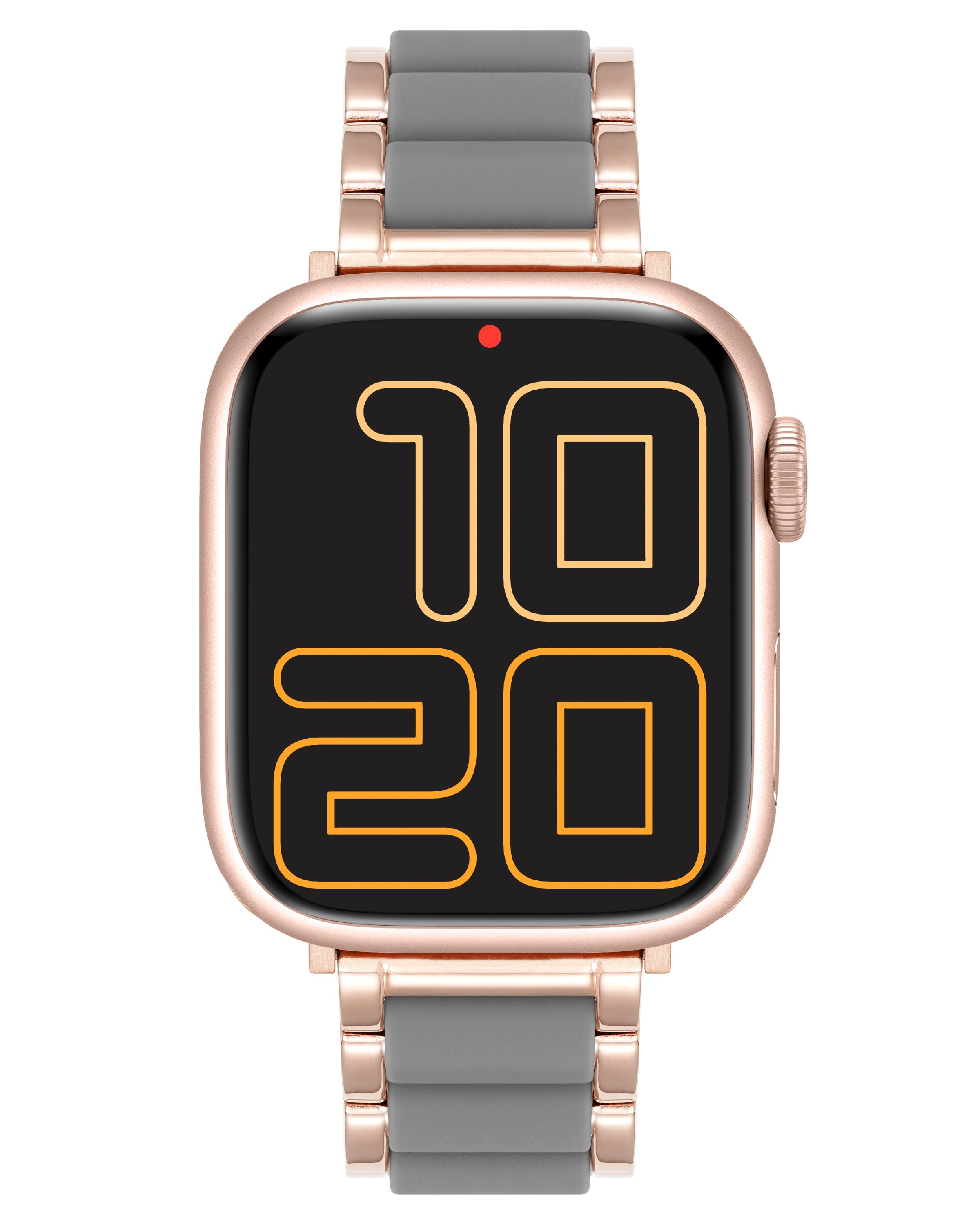 Stainless Steel with Silicone Band for Apple Watch®