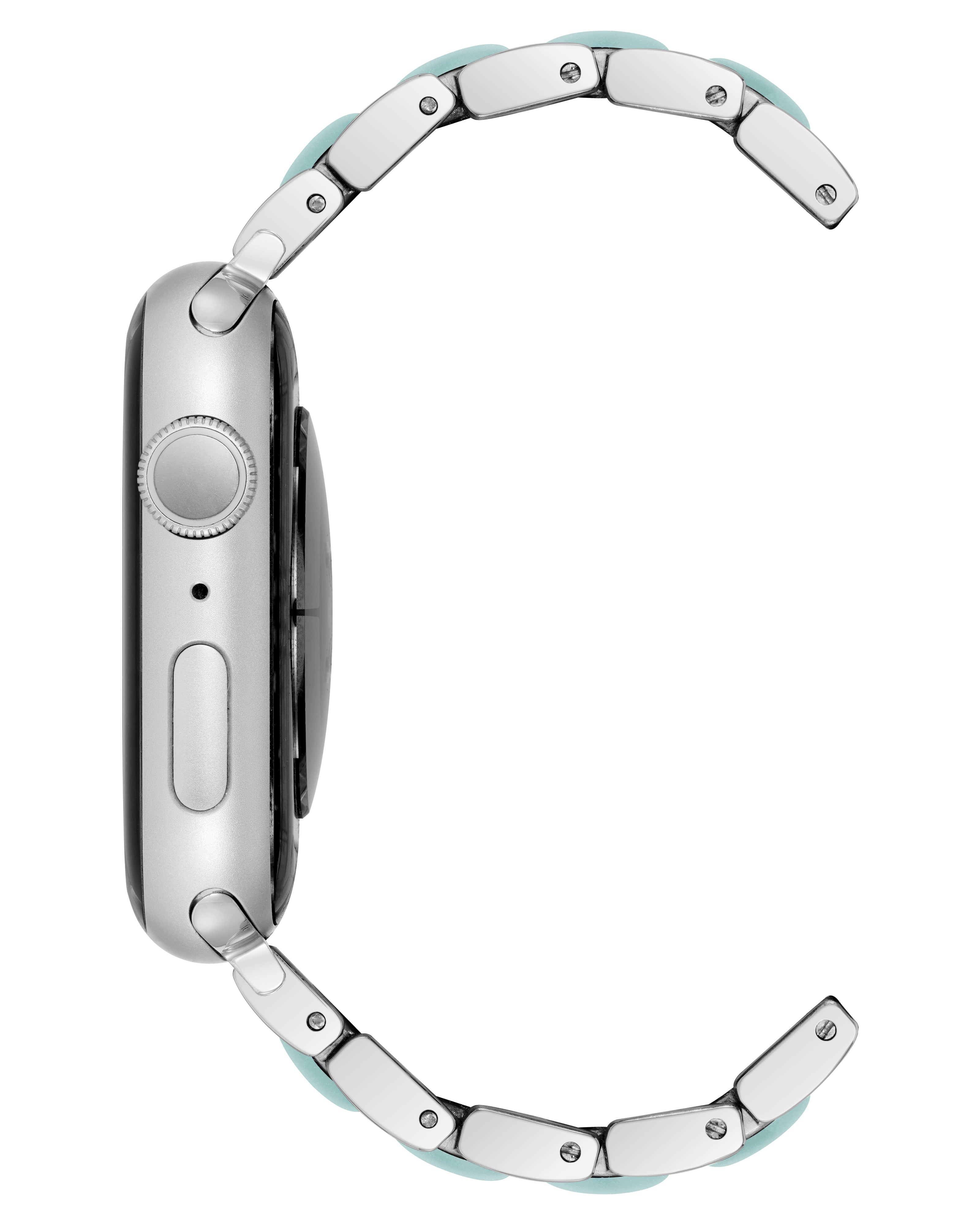 Stainless Steel with Silicone Band for Apple Watch®