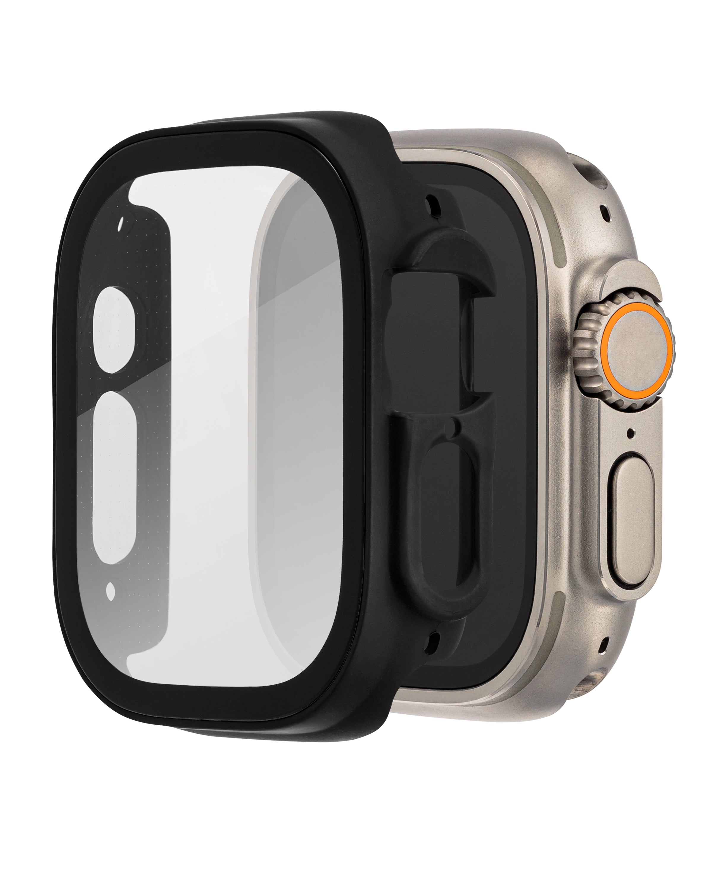 Protective Glass with Integrated Protective Case for Apple Watch®