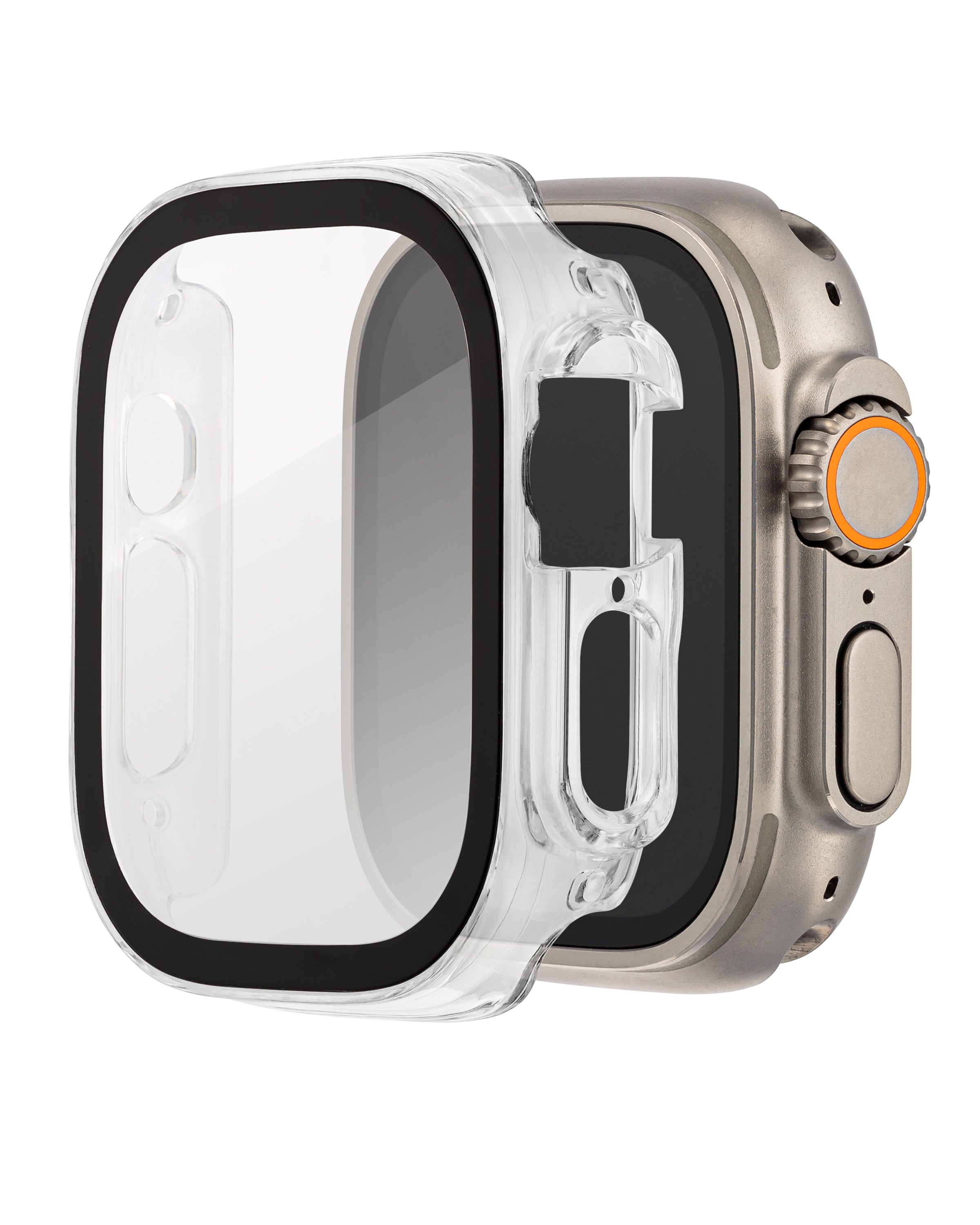 Protective Glass with Integrated Protective Case for Apple Watch®