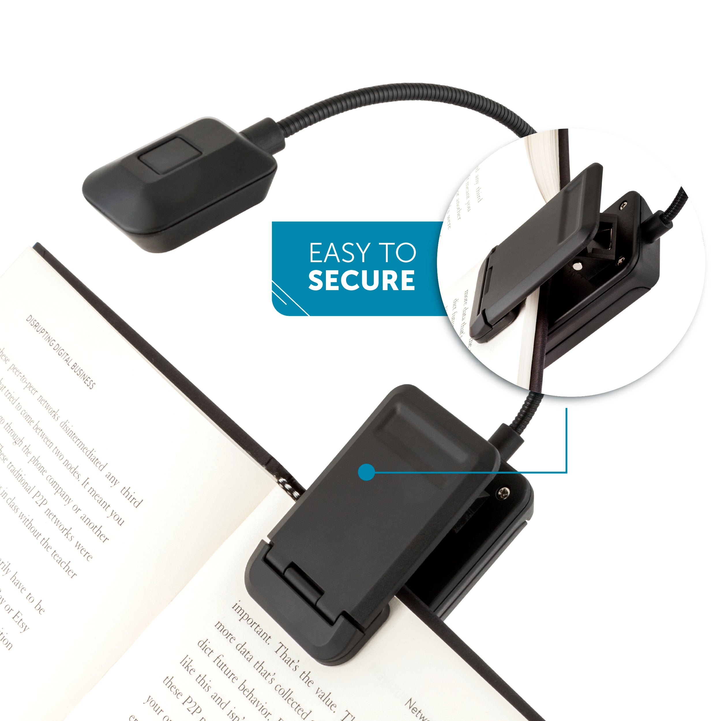 Clip on led reading 2024 light