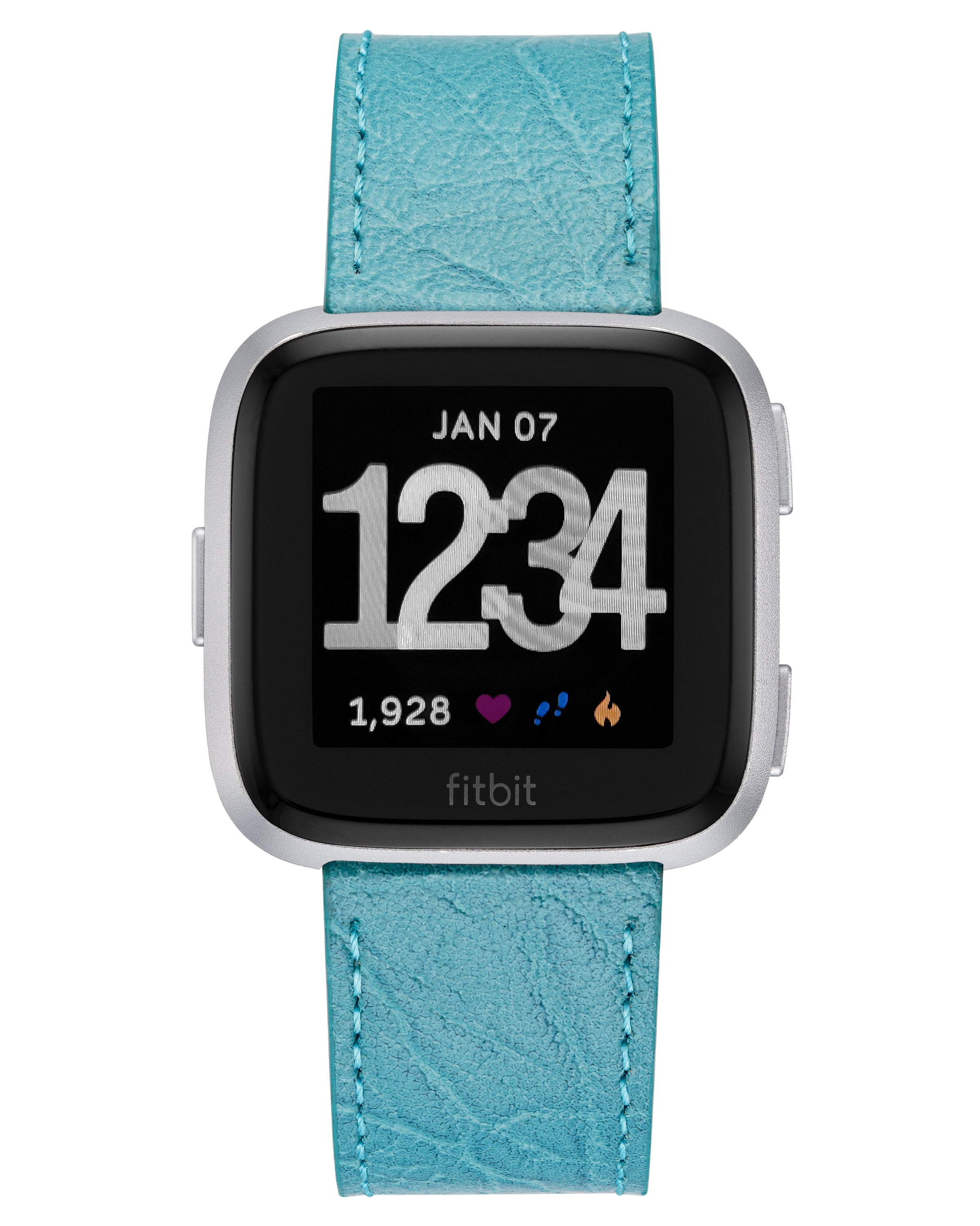 Fitbit leather band sale