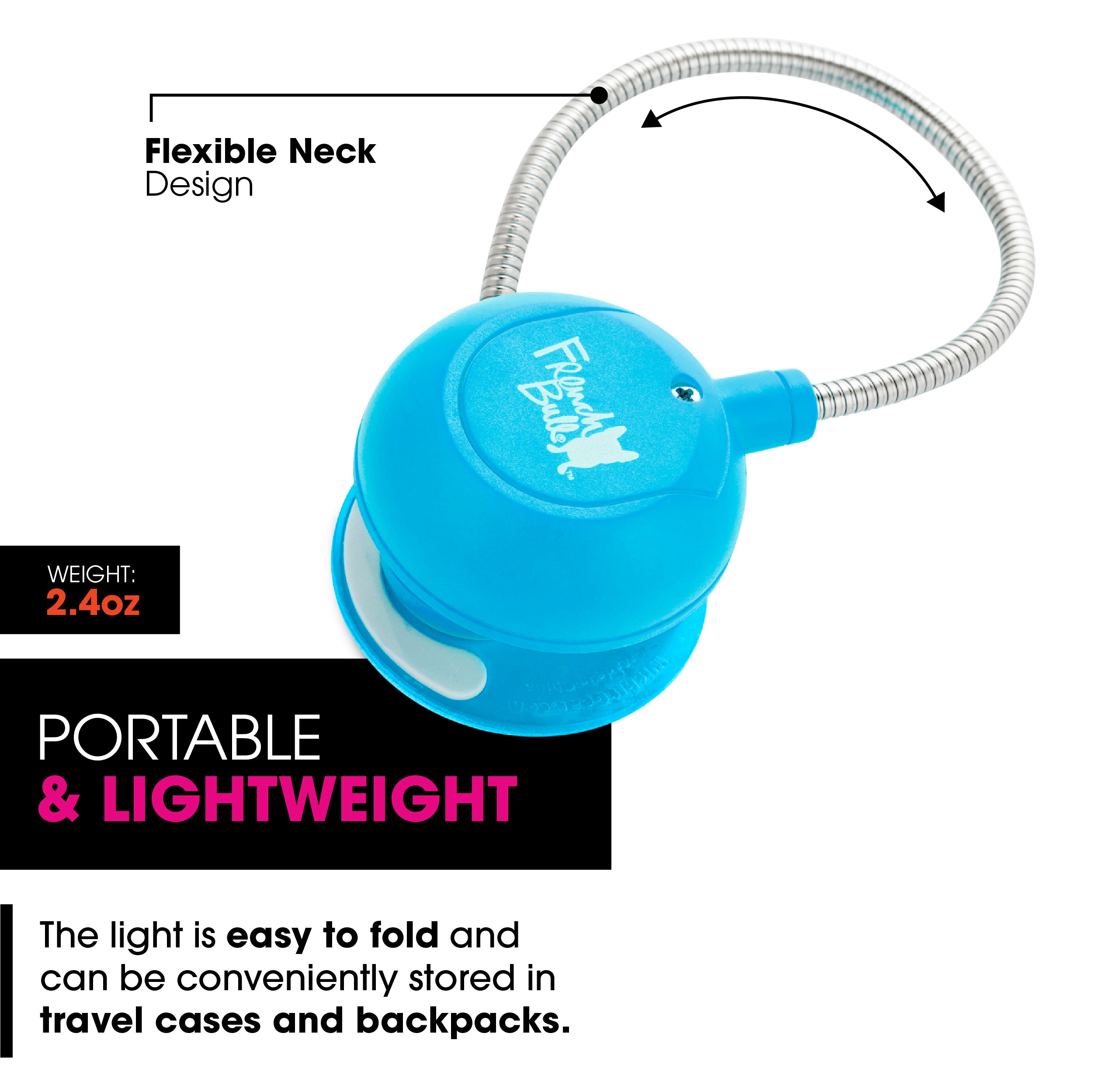 LED Disc Book and Reading Light by French Bull