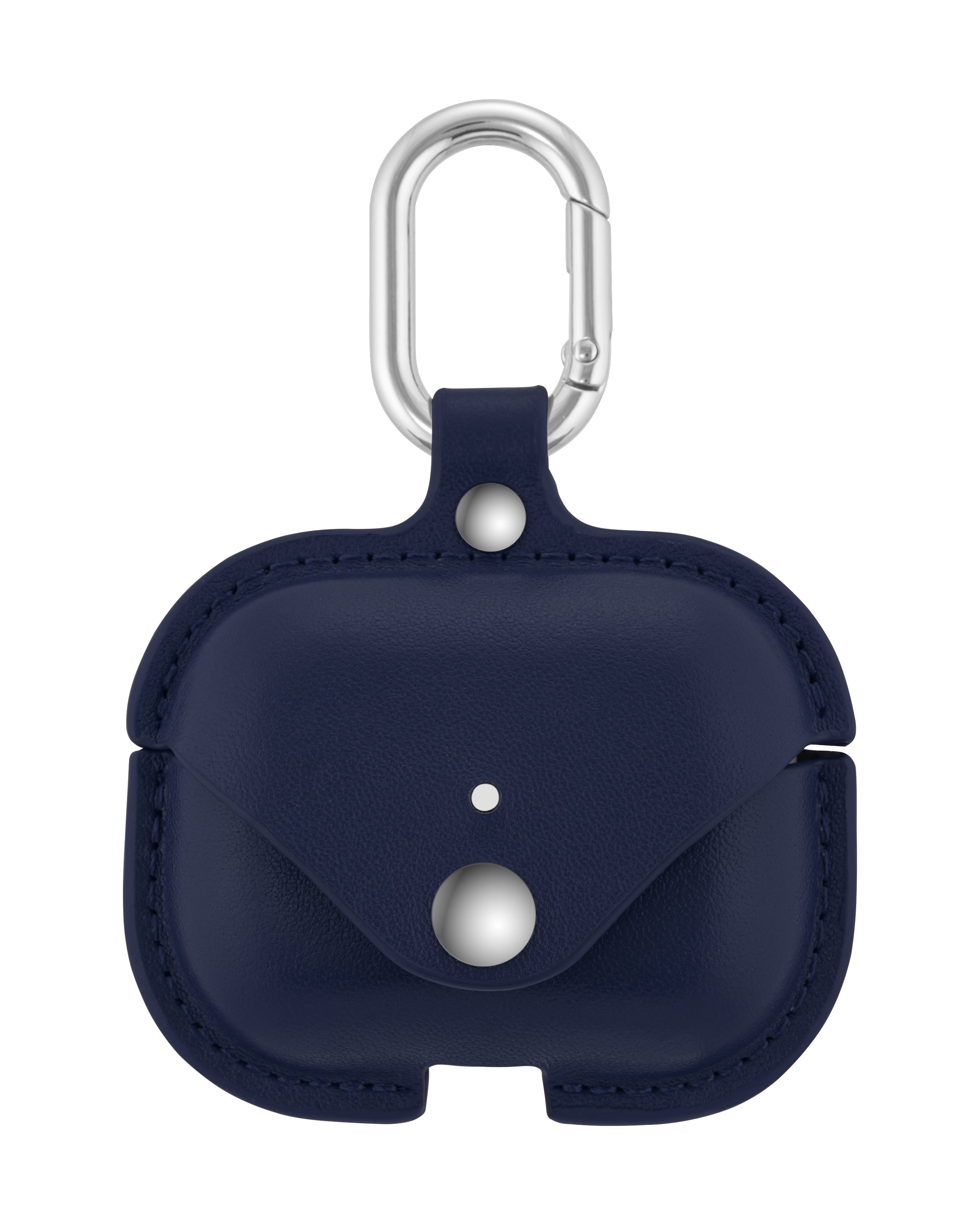 Blue LV Solid Leather Airpods Case