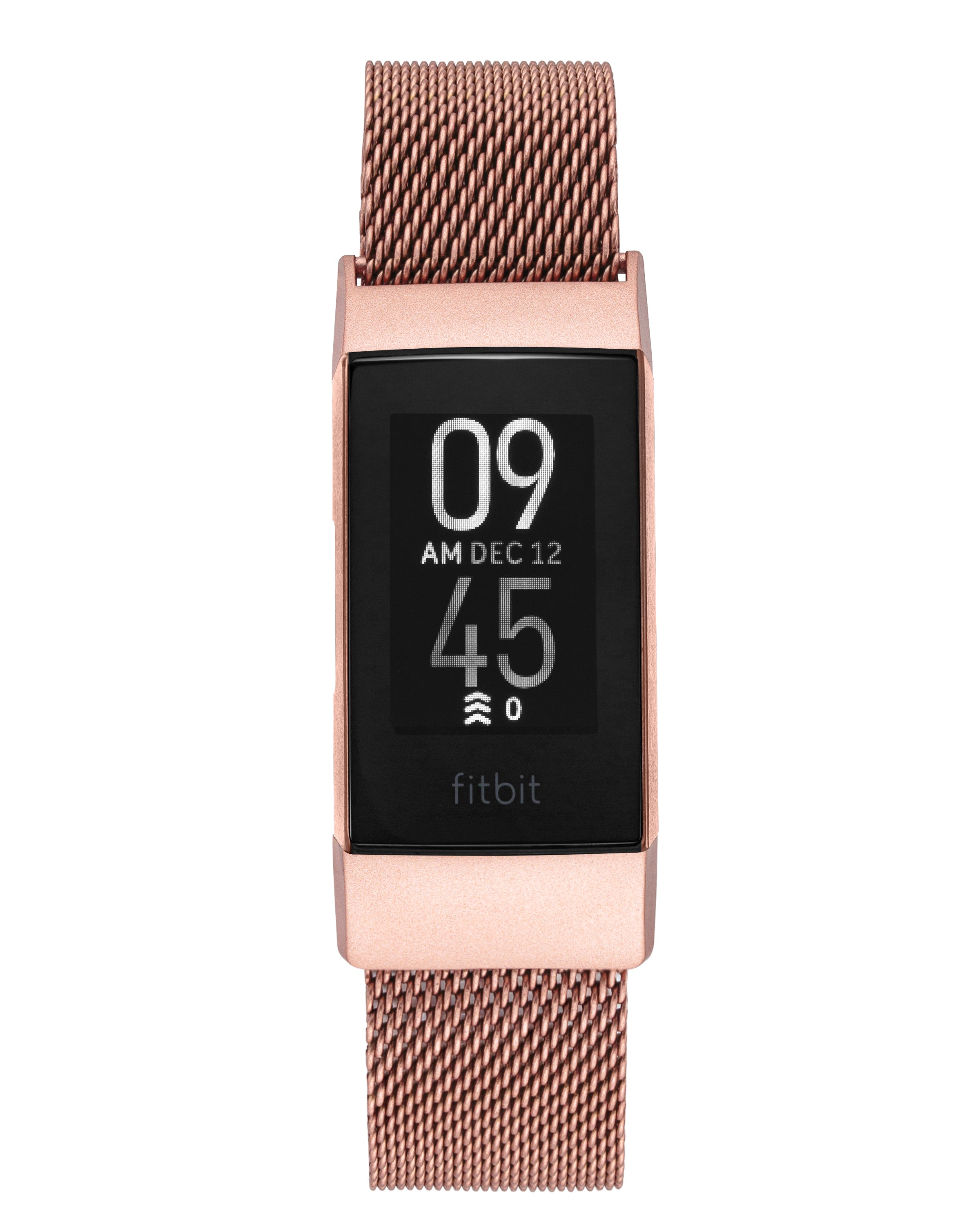 Designer Mesh Band for Fitbit Charge 3 & Charge 4 by WITHit in Rose Gold